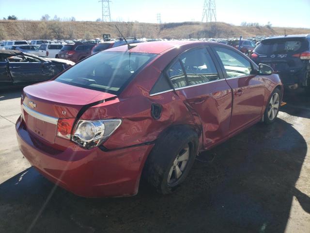 1G1PG5S98B7202882 - 2011 CHEVROLET CRUZE LT RED photo 3