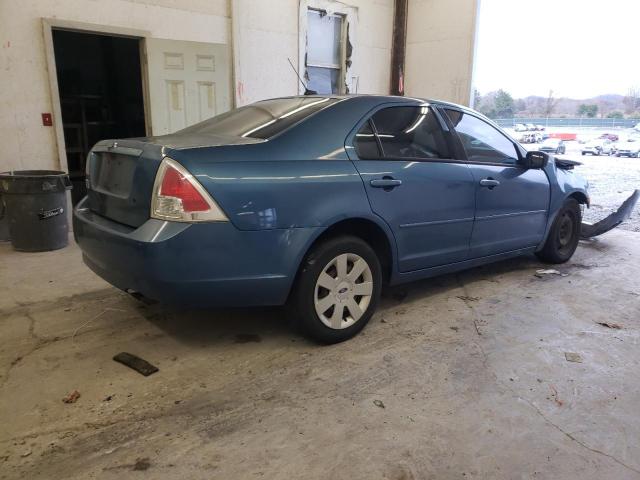 3FAHP06Z29R122561 - 2009 FORD FUSION S BLUE photo 3