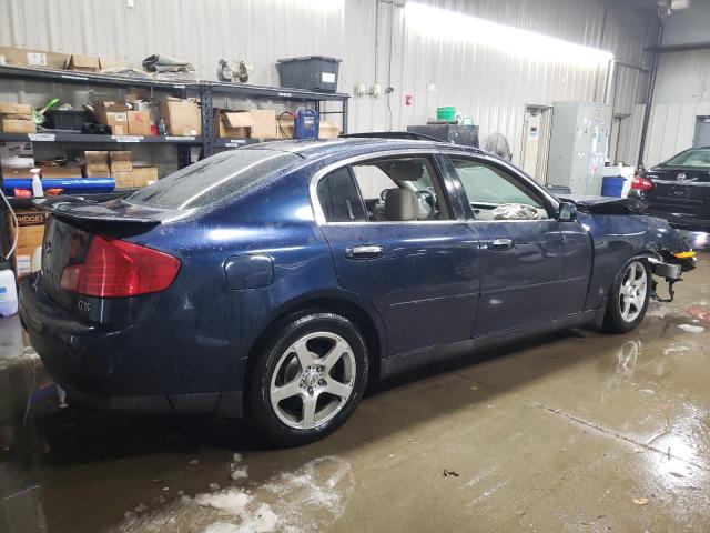 JNKCV51E04M107777 - 2004 INFINITI G35 BLUE photo 3