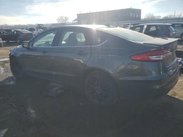 3FA6P0HD2KR283457 - 2019 FORD FUSION SE GRAY photo 2