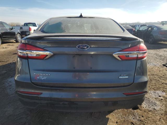 3FA6P0HD2KR283457 - 2019 FORD FUSION SE GRAY photo 6