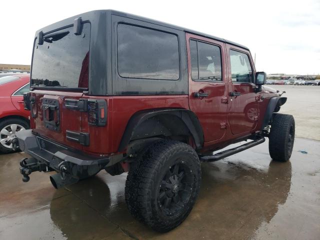 1J4GB39127L152869 - 2007 JEEP WRANGLER X BURGUNDY photo 3