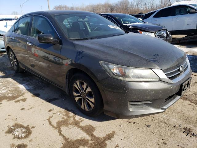 1HGCR2F35DA051852 - 2013 HONDA ACCORD LX GRAY photo 4