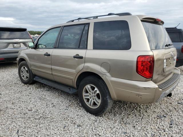 5FNYF18585B019833 - 2005 HONDA PILOT EXL TAN photo 2