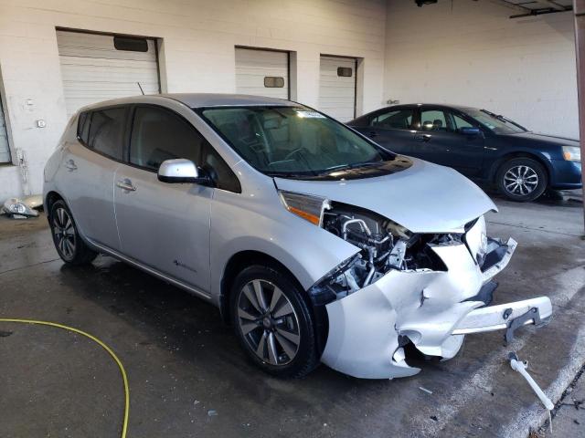 1N4AZ0CP5FC314243 - 2015 NISSAN LEAF S SILVER photo 4