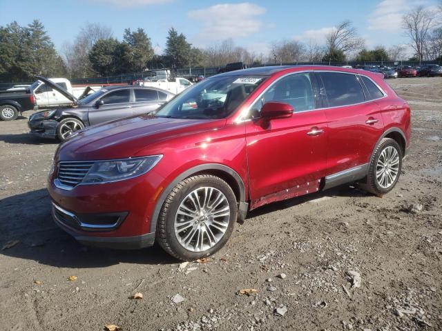 2LMTJ6LRXGBL73899 - 2016 LINCOLN MKX RESERVE برغندي صورة 1