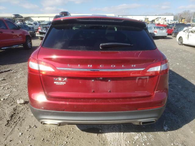 2LMTJ6LRXGBL73899 - 2016 LINCOLN MKX RESERVE برغندي صورة 6