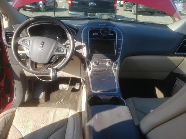 2LMTJ6LRXGBL73899 - 2016 LINCOLN MKX RESERVE برغندي صورة 8