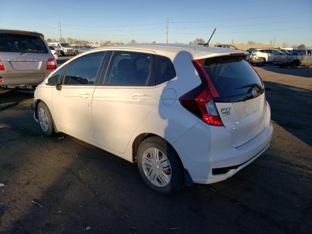 3HGGK5G48KM701658 - 2019 HONDA FIT LX WHITE photo 2