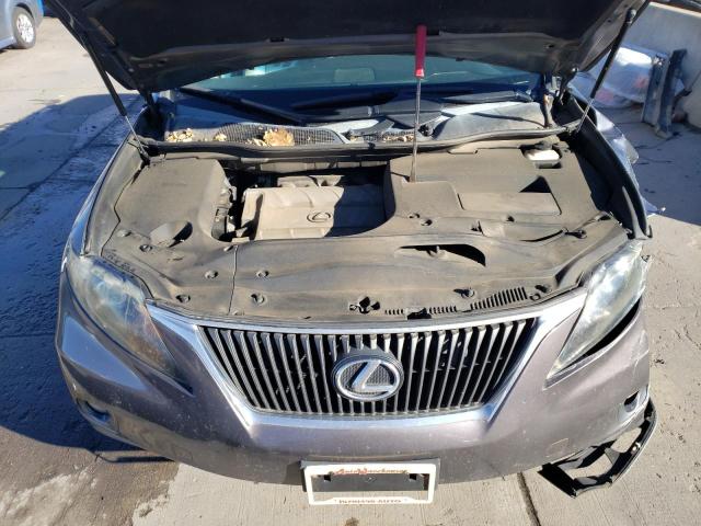 2T2BK1BA9CC131545 - 2012 LEXUS RX 350 GRAY photo 12