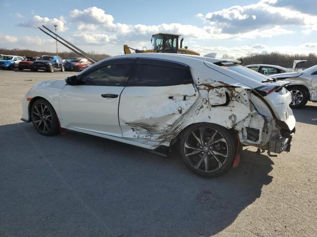 SHHFK7H9XKU206302 - 2019 HONDA CIVIC SPORT TOURING WHITE photo 2