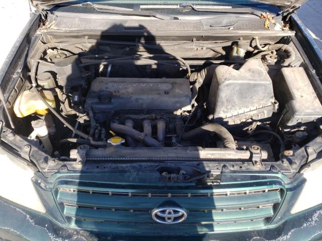 JTEGD21AX20023774 - 2002 TOYOTA HIGHLANDER GREEN photo 11