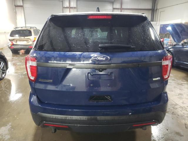 1FM5K8AR5JGC01134 - 2018 FORD EXPLORER POLICE INTERCEPTOR ლურჯი ფოტო 6