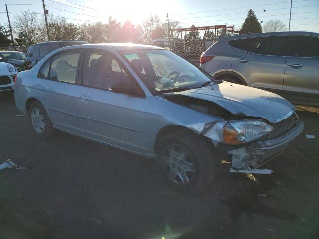 1HGES16643L006650 - 2003 HONDA CIVIC LX SILVER photo 4