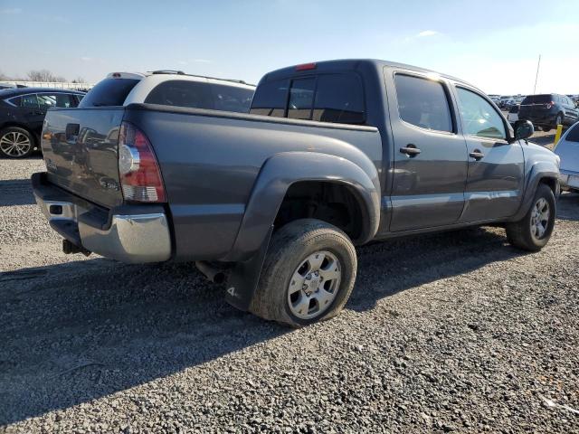 3TMLU4EN3DM104952 - 2013 TOYOTA TACOMA DOUBLE CAB GRAY photo 3