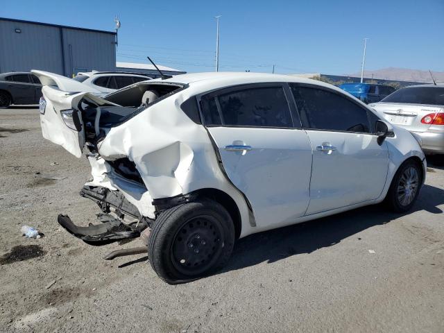 KNADM4A39E6365087 - 2014 KIA RIO LX WHITE photo 3