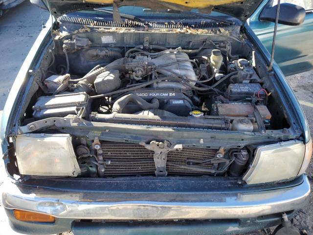 4TAVN52N4YZ623248 - 2000 TOYOTA TACOMA XTRACAB GREEN photo 11