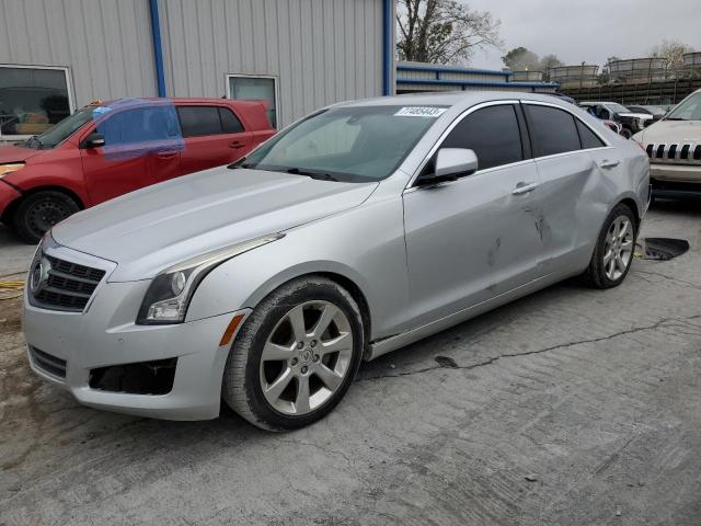 1G6AB5R35D0125416 - 2013 CADILLAC ATS LUXURY SILVER photo 1