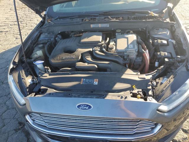 3FA6P0SU9ER357440 - 2014 FORD FUSION TITANIUM PHEV GRAY photo 11