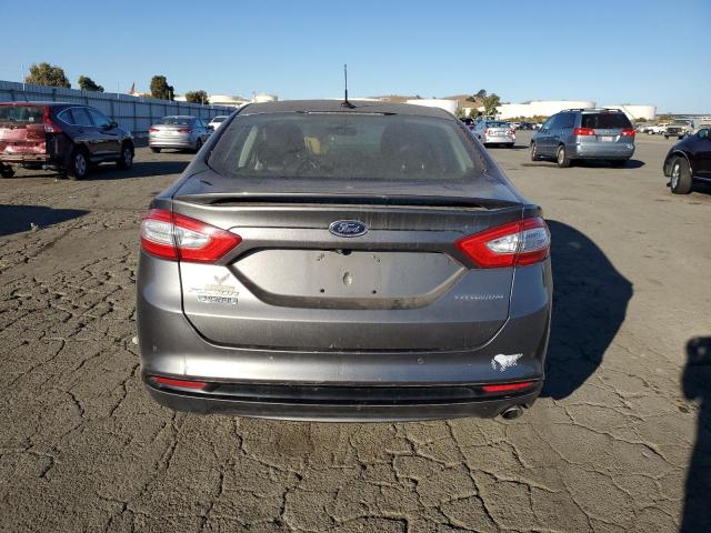 3FA6P0SU9ER357440 - 2014 FORD FUSION TITANIUM PHEV GRAY photo 6