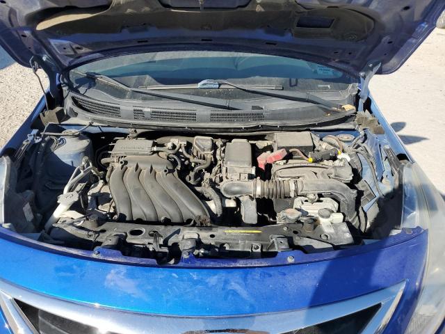 3N1CN7AP6FL894751 - 2015 NISSAN VERSA S BLUE photo 11