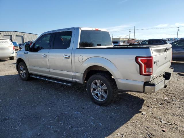 1FTEW1CF8FKE37543 - 2015 FORD F150 SUPERCREW SILVER photo 2