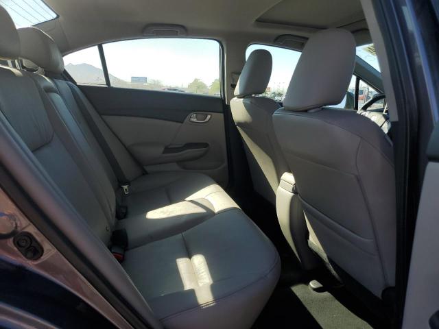 19XFB2F97EE243079 - 2014 HONDA CIVIC EXL ნაცრისფერი ფოტო 10