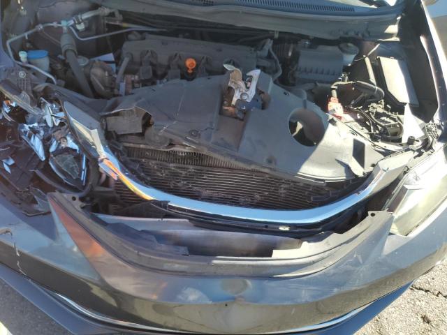 19XFB2F97EE243079 - 2014 HONDA CIVIC EXL ნაცრისფერი ფოტო 11