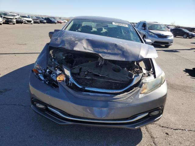 19XFB2F97EE243079 - 2014 HONDA CIVIC EXL ნაცრისფერი ფოტო 5