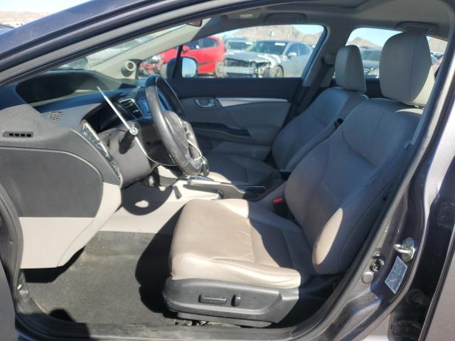 19XFB2F97EE243079 - 2014 HONDA CIVIC EXL ნაცრისფერი ფოტო 7