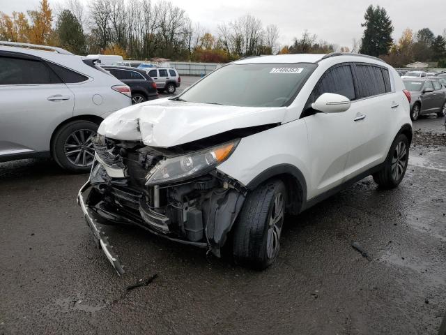 KNDPC3A24B7021984 - 2011 KIA SPORTAGE EX WHITE photo 1