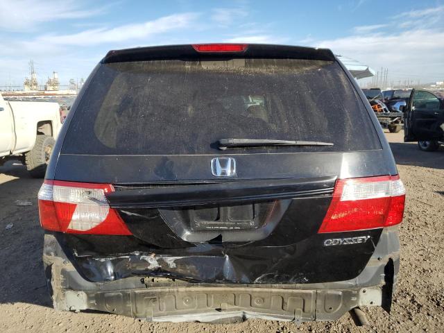 5FNRL38665B062861 - 2005 HONDA ODYSSEY EXL BLACK photo 6