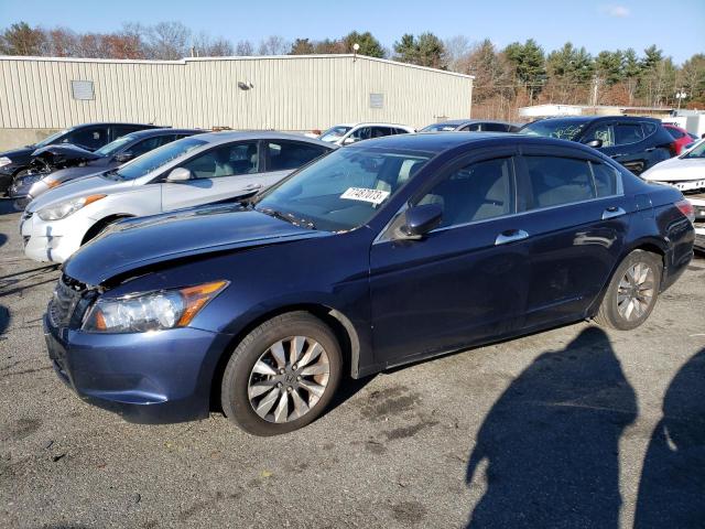 1HGCP263X9A130186 - 2009 HONDA ACCORD LX BLUE photo 1