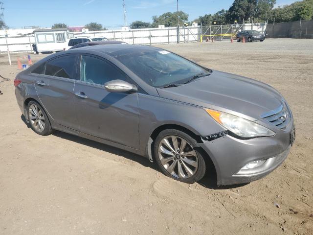 5NPEC4AB5CH483903 - 2012 HYUNDAI SONATA SE GRAY photo 4