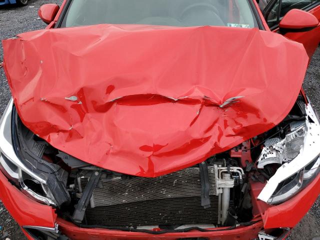 1G1BJ5SMXK7105652 - 2019 CHEVROLET CRUZE RED photo 11