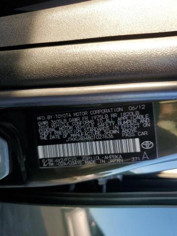 JTKKU4B48C1027636 - 2012 TOYOTA SCION XD GREEN photo 12