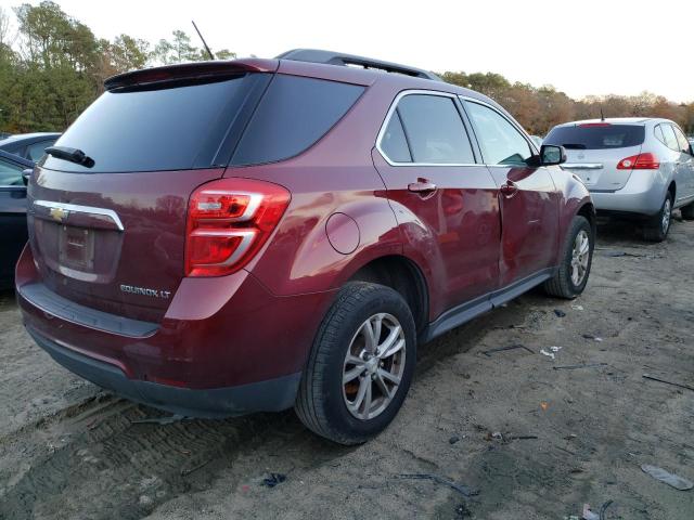 2GNALCEK6G1148019 - 2016 CHEVROLET EQUINOX LT RED photo 3