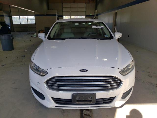 3FA6P0LU9FR282982 - 2015 FORD FUSION SE HYBRID WHITE photo 5