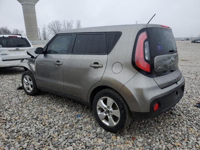 KNDJN2A24K7694624 - 2019 KIA SOUL GRAY photo 2