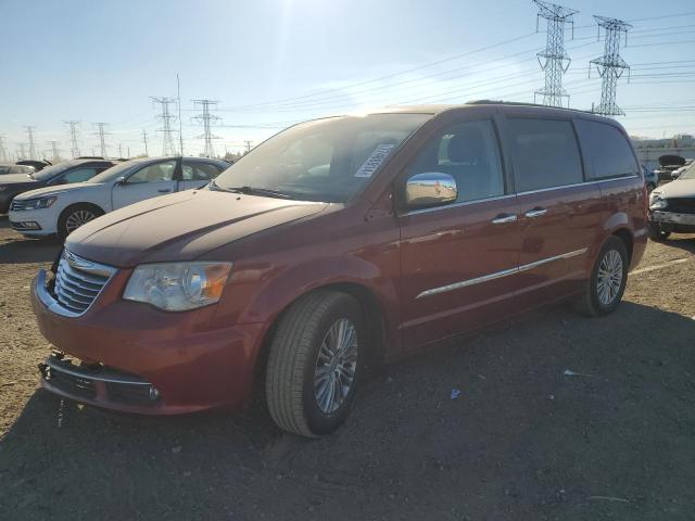 2C4RC1CG6DR531566 - 2013 CHRYSLER TOWN & COU TOURING L RED photo 1