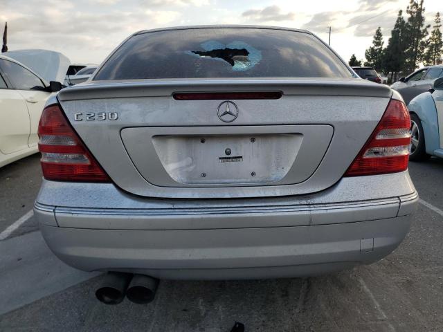 WDBRF52H07A955597 - 2007 MERCEDES-BENZ C 230 SILVER photo 6