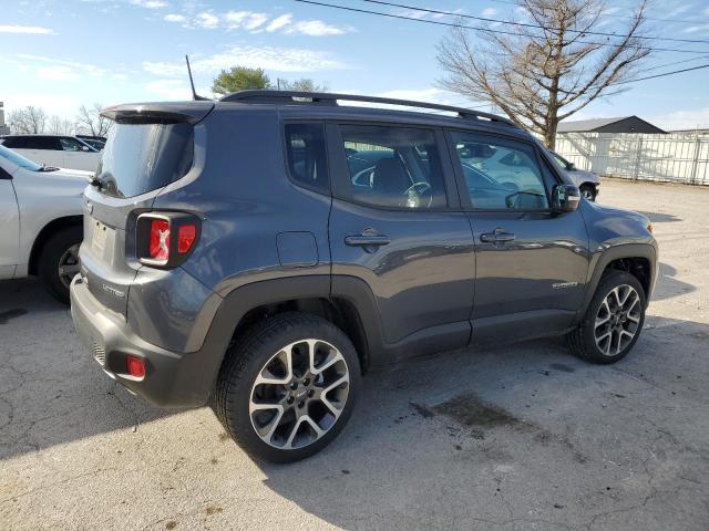 ZACNJDD14NPN67503 - 2022 JEEP RENEGADE LIMITED GRAY photo 3