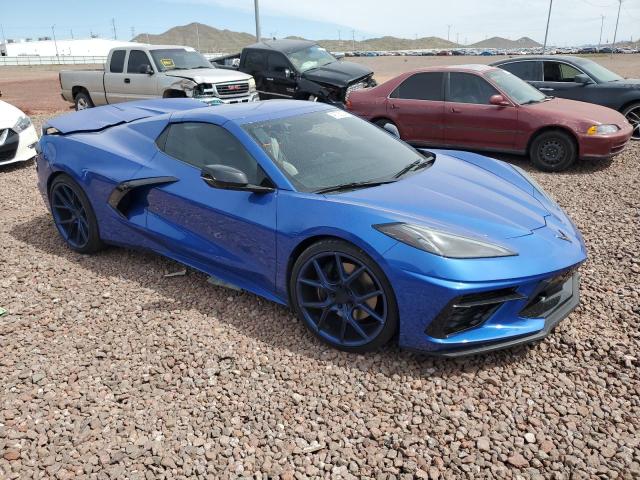 1G1YA3D49M5105734 - 2021 CHEVROLET CORVETTE STINGRAY 1LT BLUE photo 4