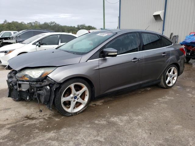 1FADP3J21EL448094 - 2014 FORD FOCUS TITANIUM GRAY photo 1