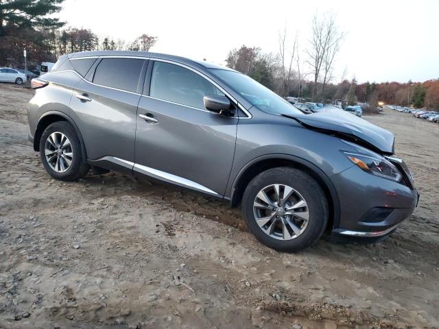 5N1AZ2MH2JN160189 - 2018 NISSAN MURANO S GRAY photo 4