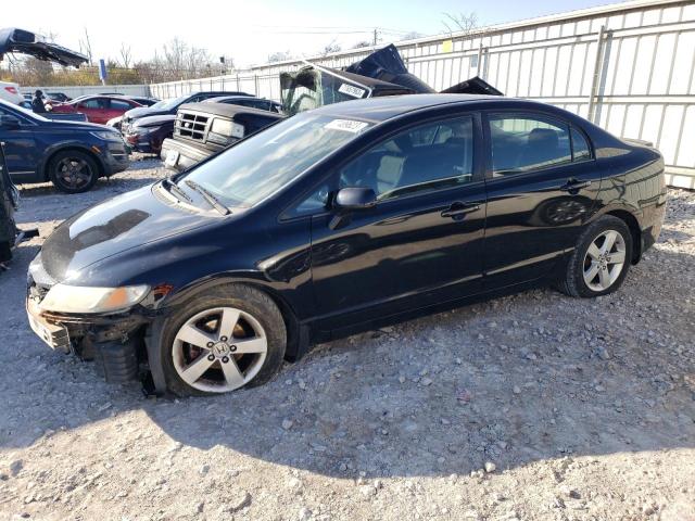 2HGFA1F61AH515953 - 2010 HONDA CIVIC LX-S BLACK photo 1