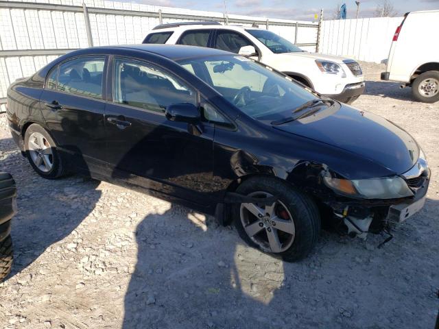 2HGFA1F61AH515953 - 2010 HONDA CIVIC LX-S BLACK photo 4