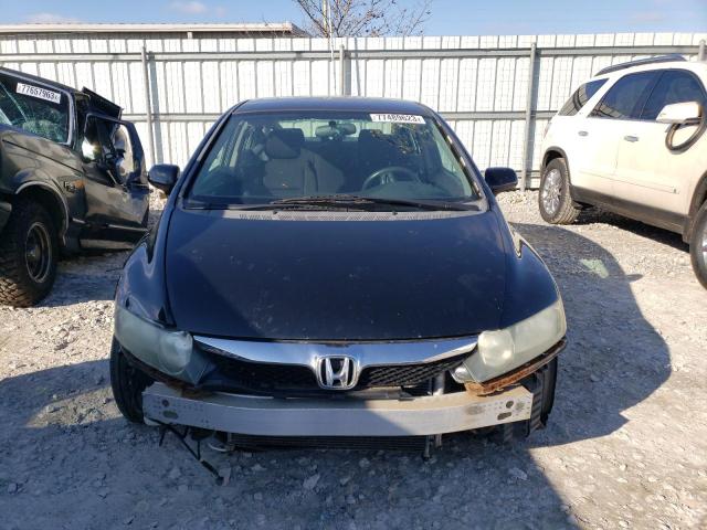 2HGFA1F61AH515953 - 2010 HONDA CIVIC LX-S BLACK photo 5