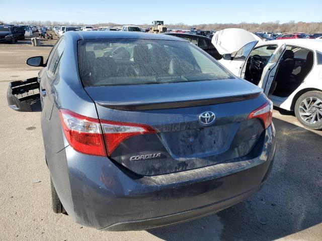 5YFBURHE6GP516560 - 2016 TOYOTA COROLLA L BLUE photo 6