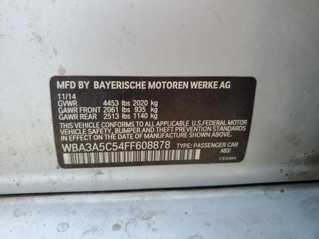 WBA3A5C54FF608878 - 2015 BMW 328 I SILVER photo 13